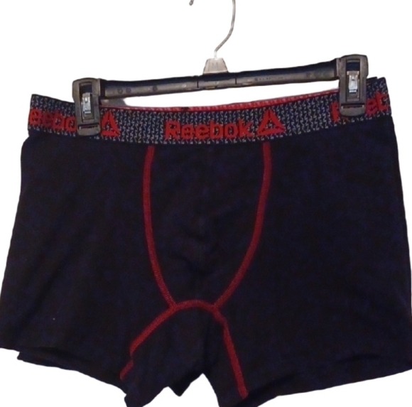 💙🌺 3 Reebok Men's Black Boxer Briefs. Size M - Picture 3 of 7